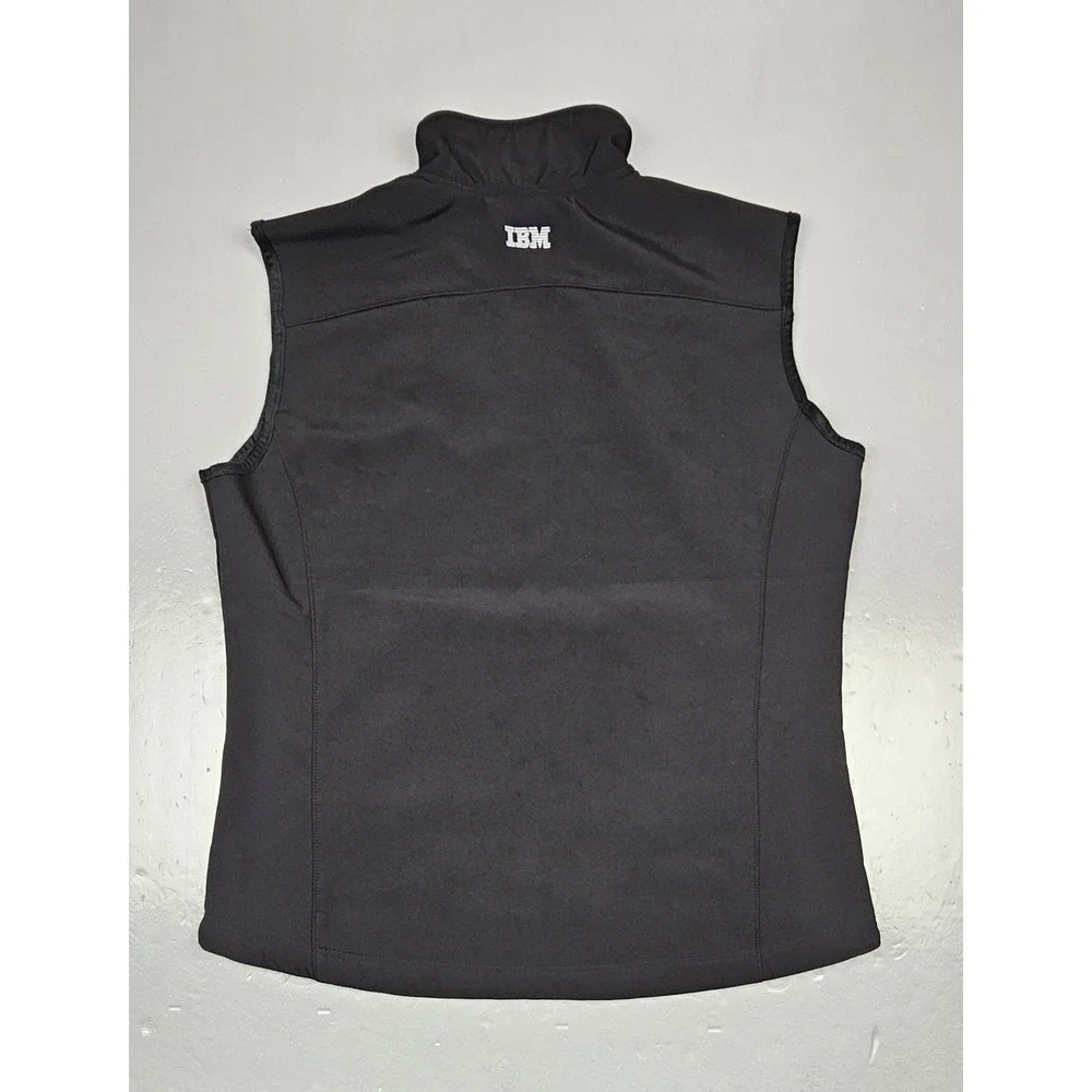 IBM APPLE iCloud Vest‎ XL. Womens Black Employee Work Sleeveless Computer